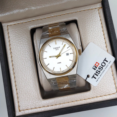 ساعت مچی مردانه تیسوت prx رزگلد طلایی ،نقره ای Tissot