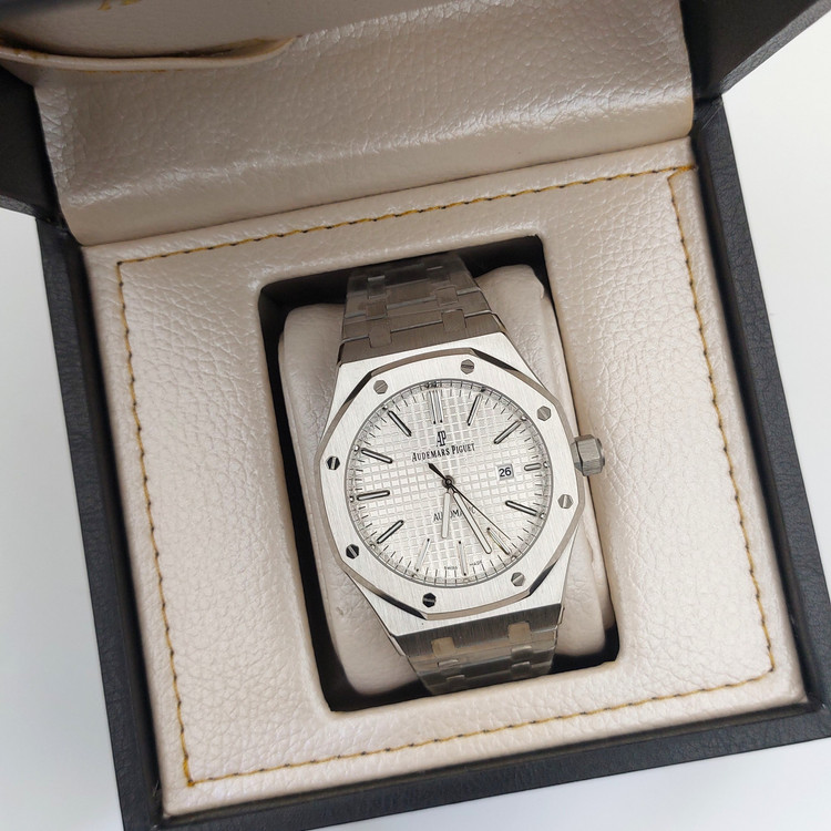 ساعت مچی مردانه Royal Oak استیل صفحه سفید