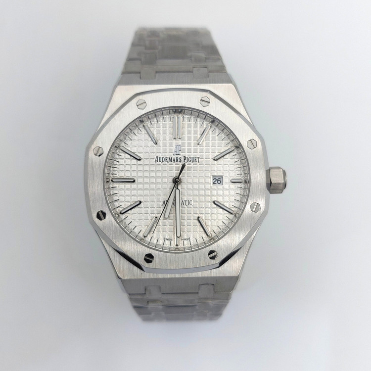 ساعت مردانه Royal Oak با صفحه چندضلعی و بند استیل