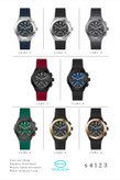 ساعت مچی مردانه سلیدا بند رابر رنگ سبز کد 4123